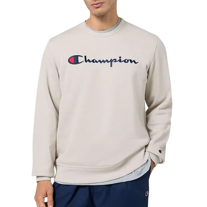 Champion Big Logo Fleece Crewneck Sweater Heren