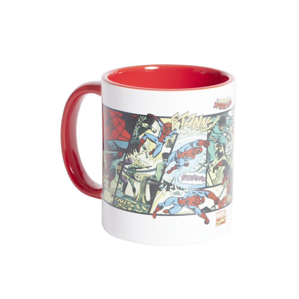 Mug Spiderman Marvel BD blanc et rouge 315ml