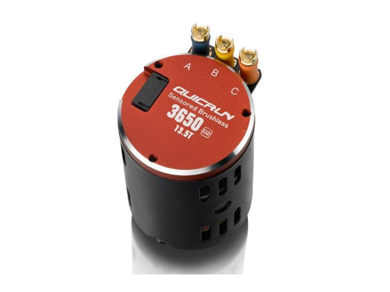 Hobbywing Brushless Motor Quicrun 3650SD G2 25.5T Sensored, Sensored Brushless-Motor für 1:10 Rock Crawler und Rock Racer