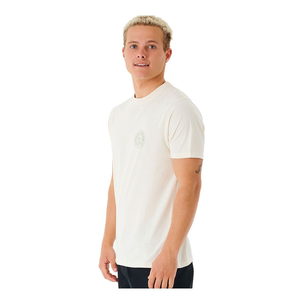 Rip Curl STAPLER - Tee-shirt Homme bone
