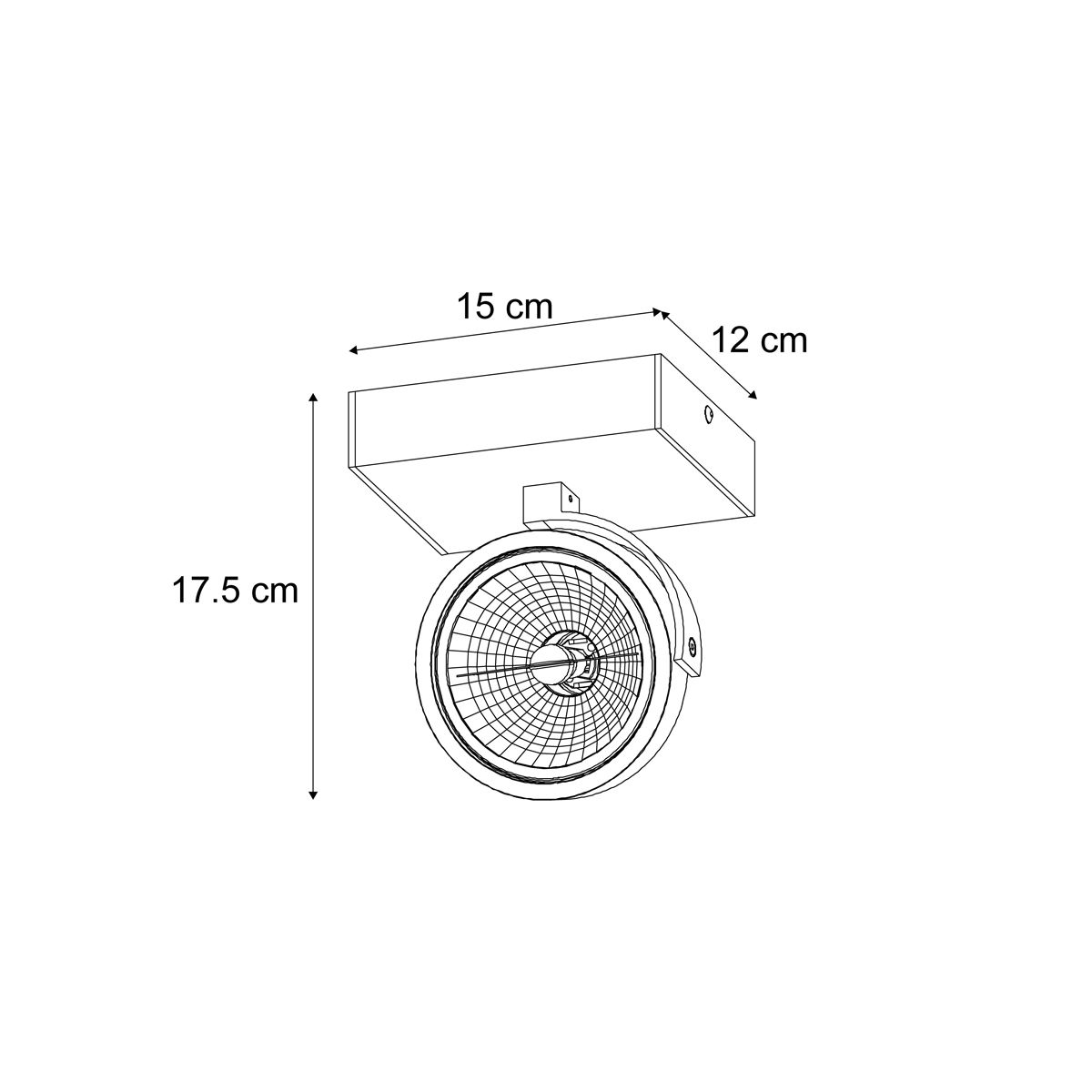 Moderne plafondspot beige G9 rond draai- en kantelbaar - Go