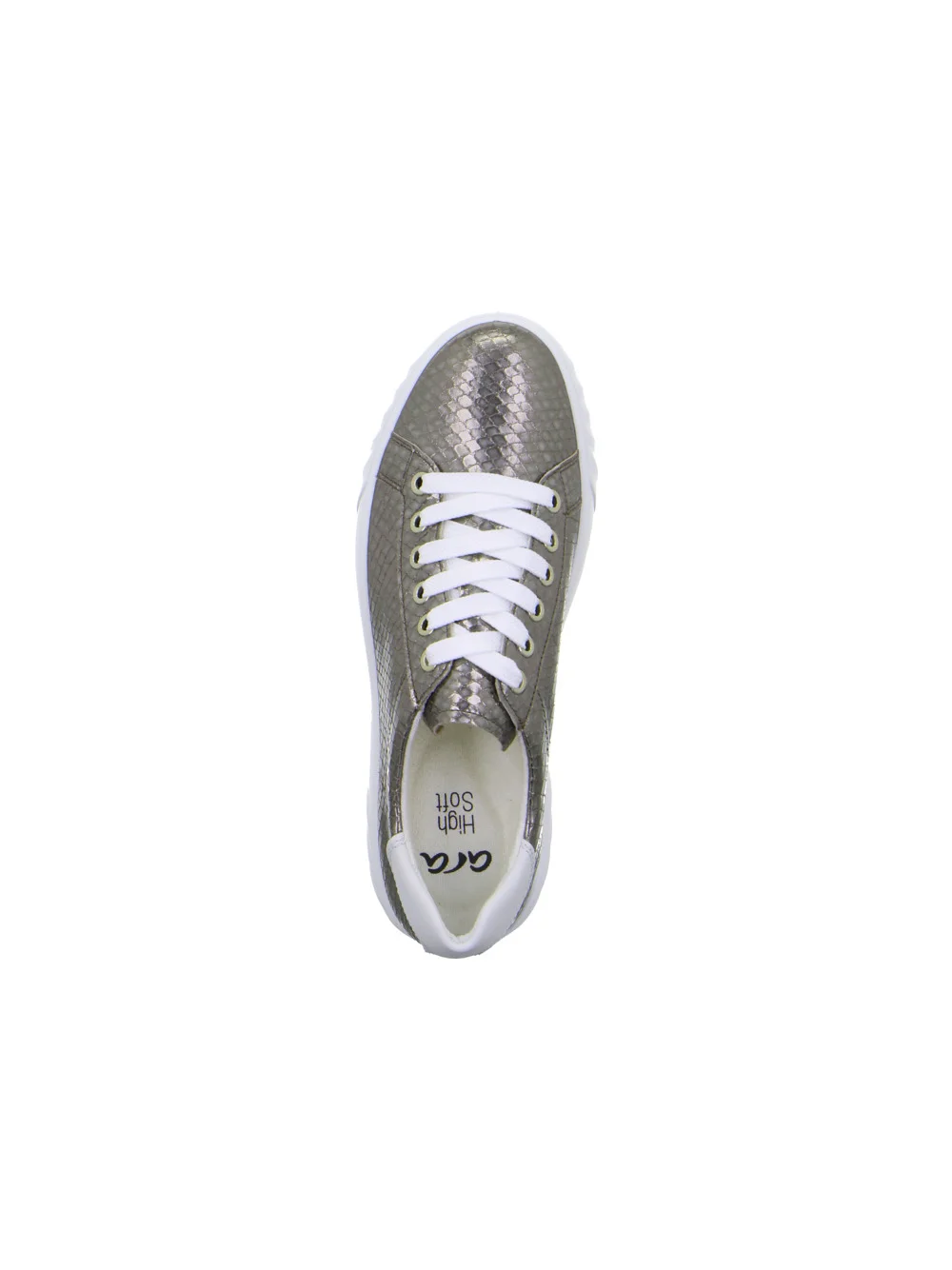 Sneaker Monaco taupe weiß