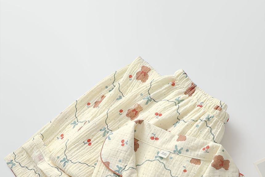 Finlies - Pyjamaset: Berenprint Shirt + Broek