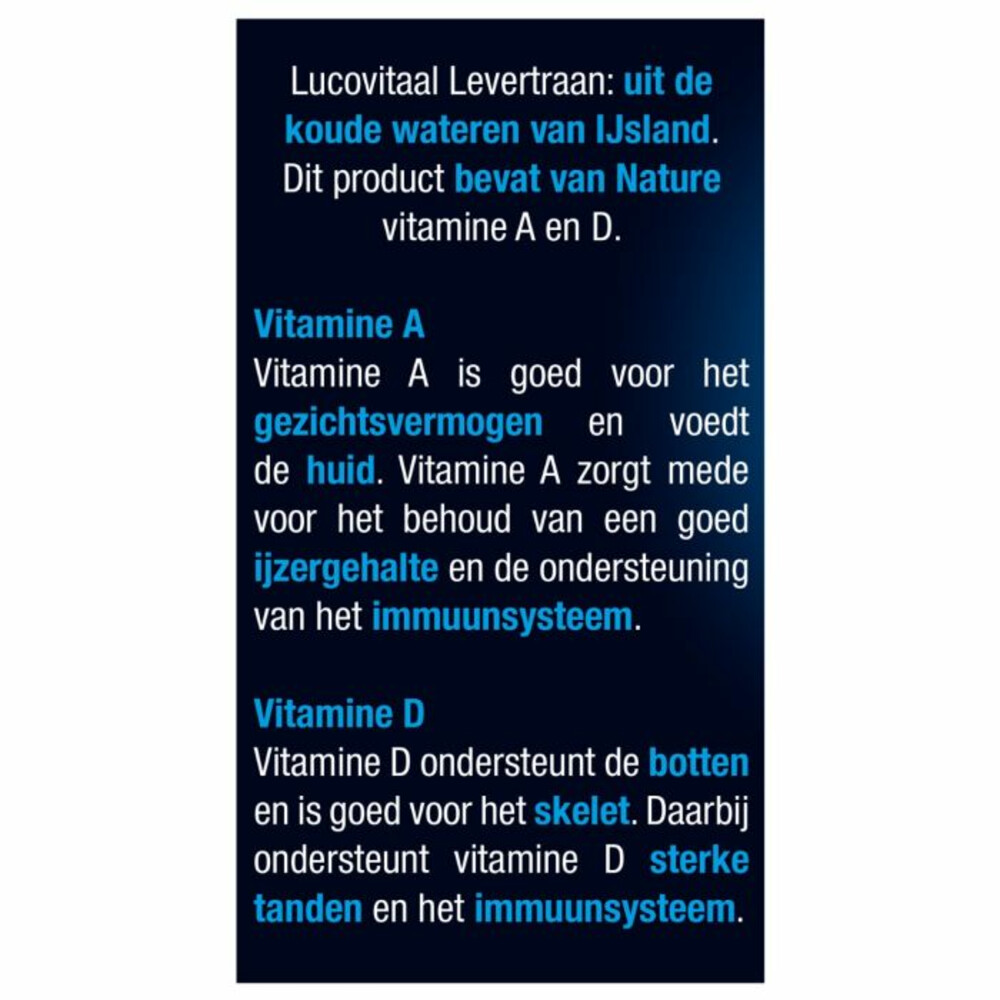 Lucovitaal IJslandse Levertraan 60 capsules