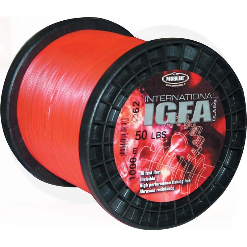 Nylon Powerline Igfa Rouge 1000M