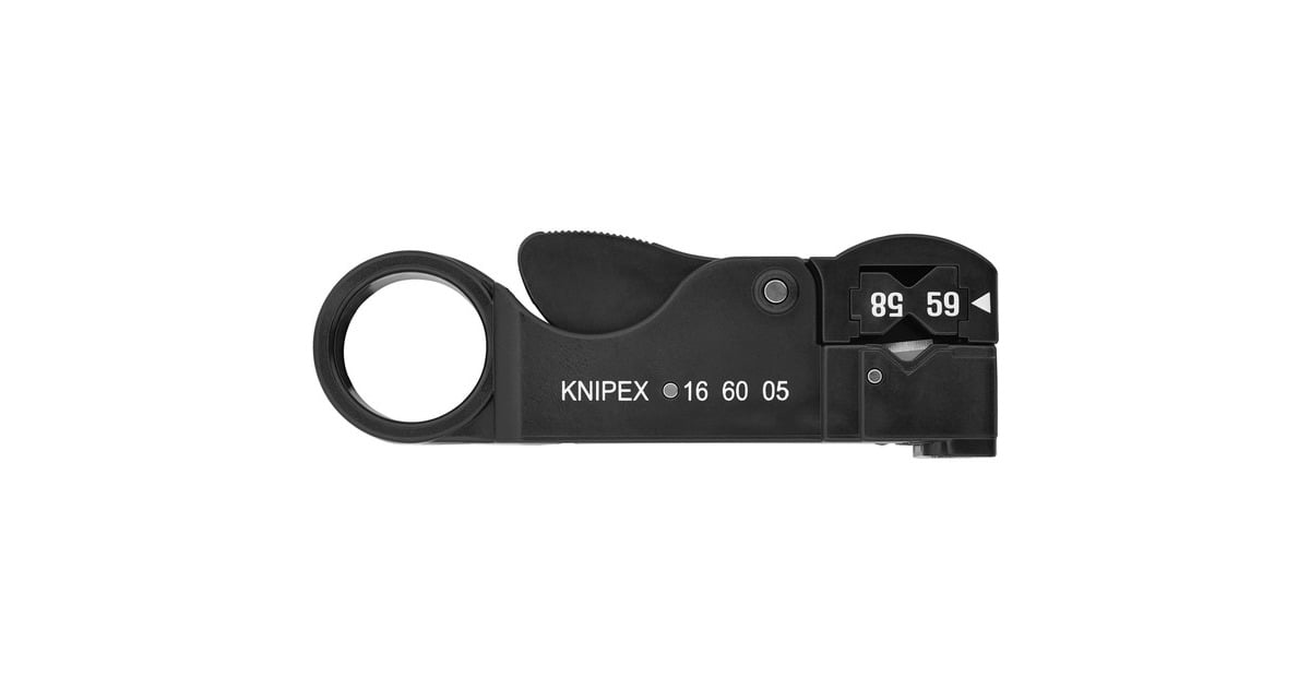 KNIPEXCoax-Afstriptang 16 60 05 SB kabelstrip-/ontmantelingsgereedschap