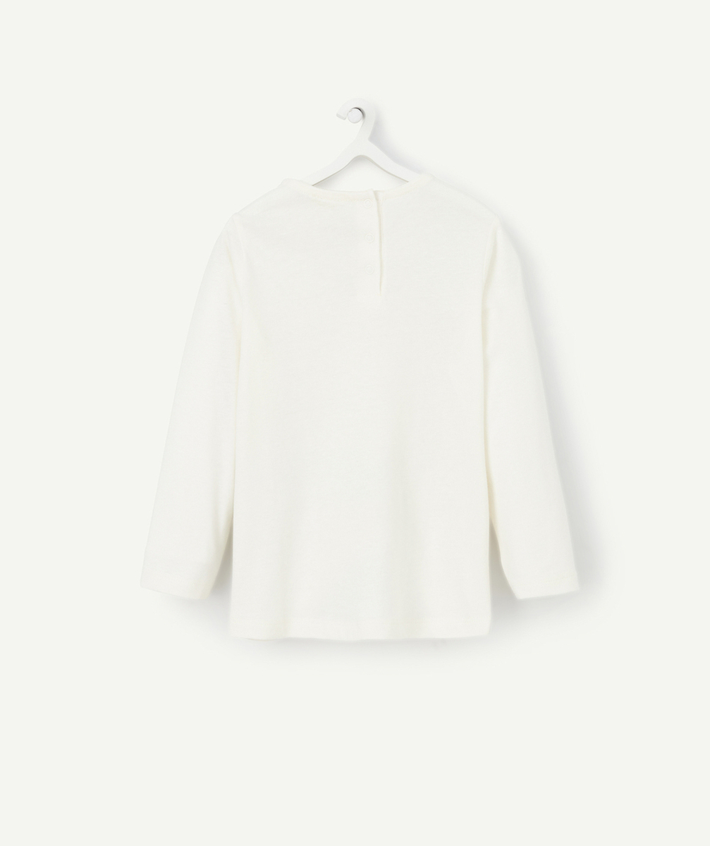 T-SHIRT ÉVOLUTIF À MANCHES LONGUES BÉBÉ FILLE EN FIBRES RECYCLÉES