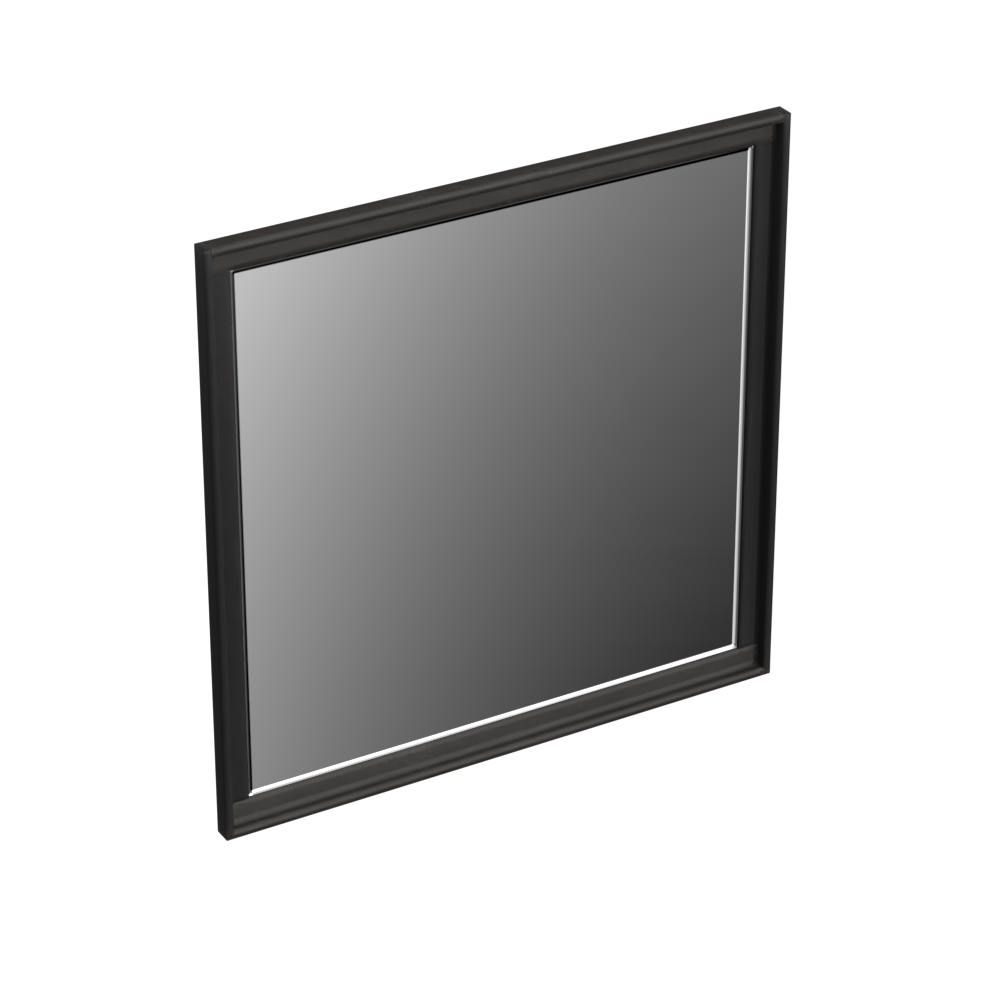 Forzalaqua Reno spiegel 80x80cm black oiled