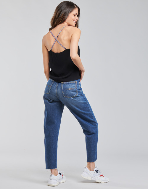 Tommy Jeans - TJW CAMI TOP BUTTON THRU - Noir