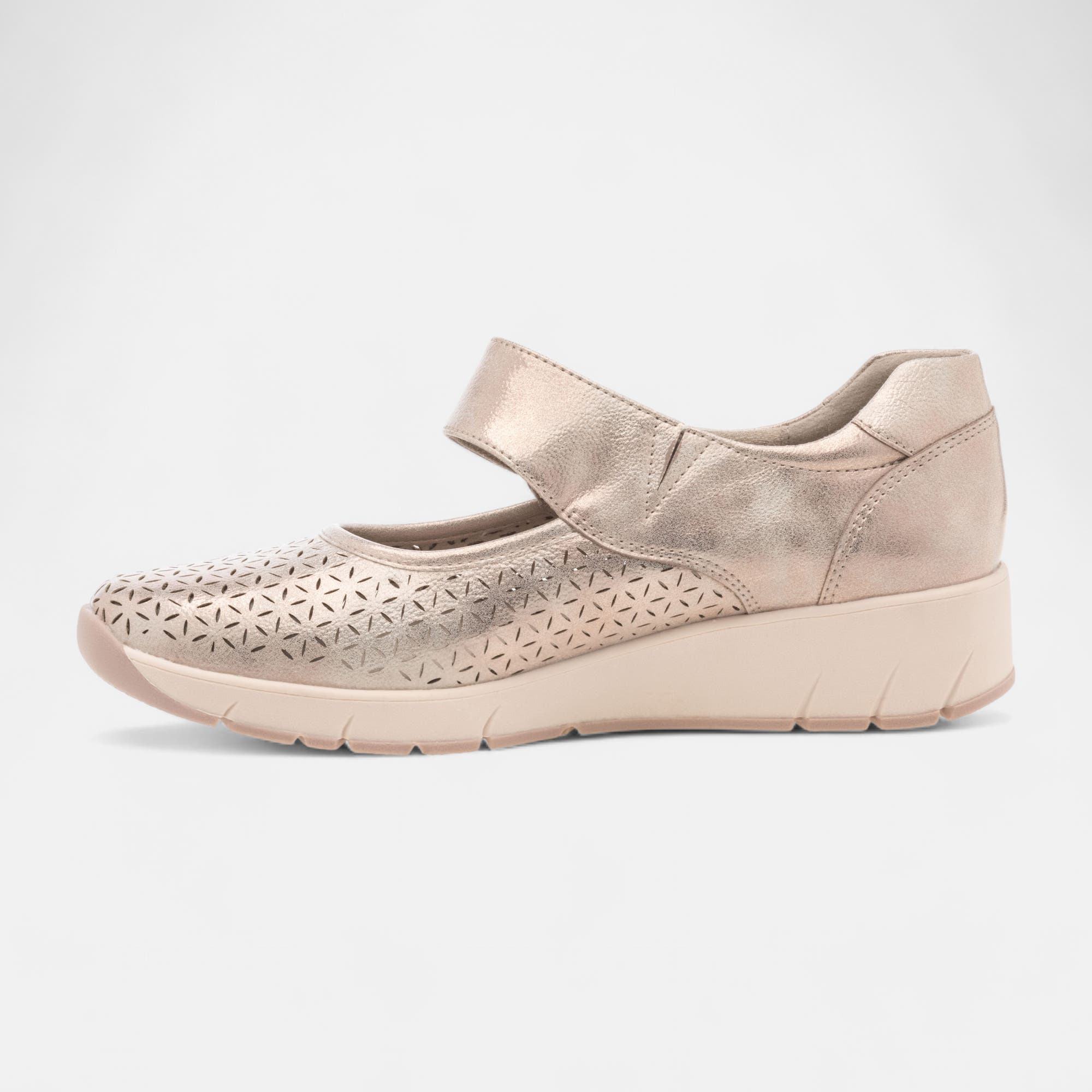 Ballerines Femme or