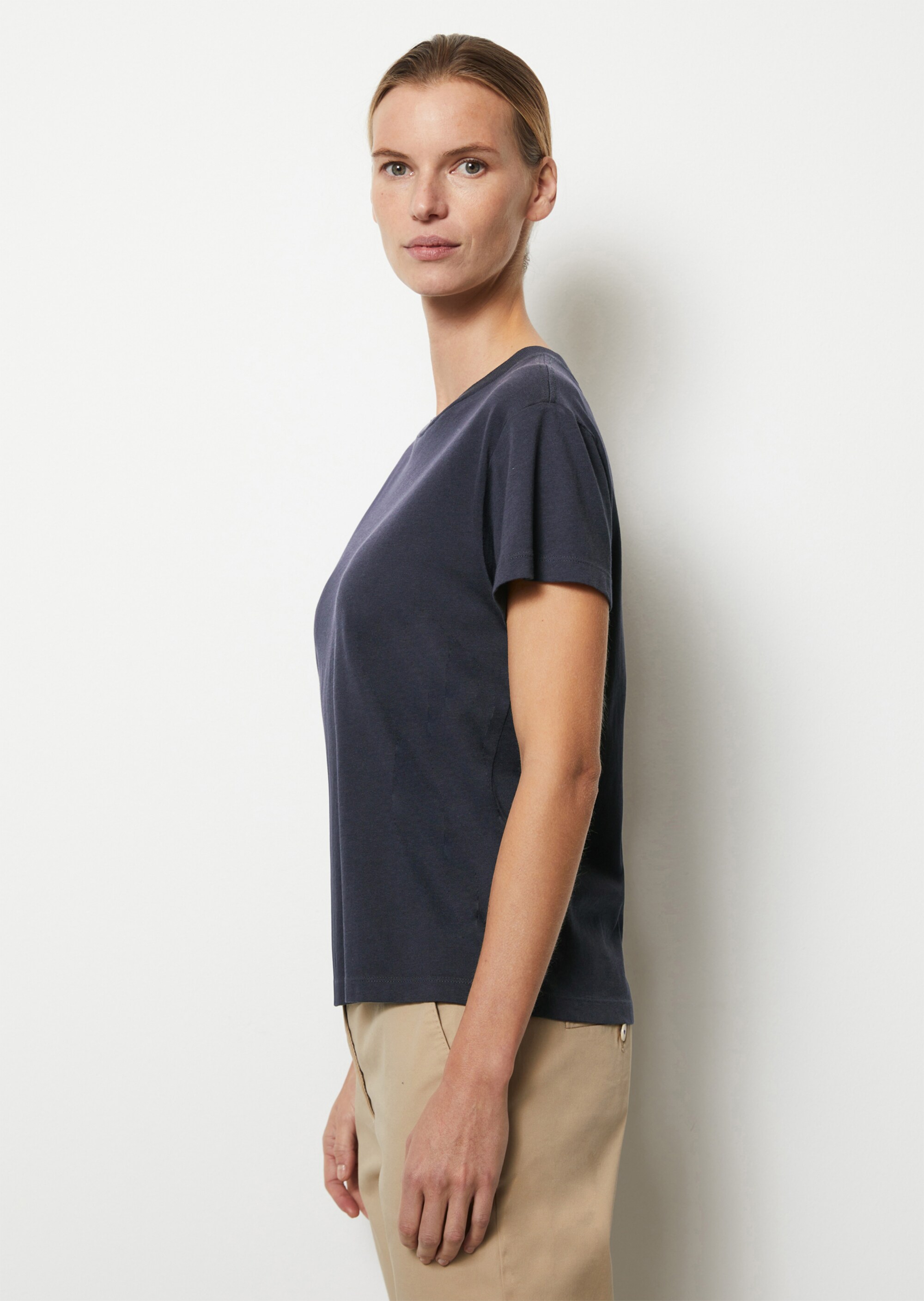 Basic-T-Shirt loose aus Organic Cotton