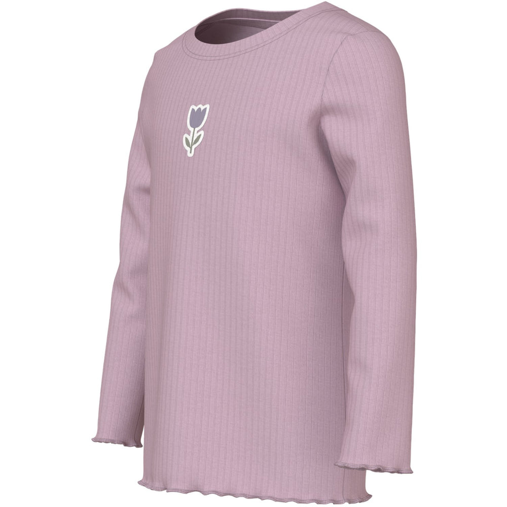 Køb Name It Dawn Pink Tulip Nmfvemma Ls Slim Top
