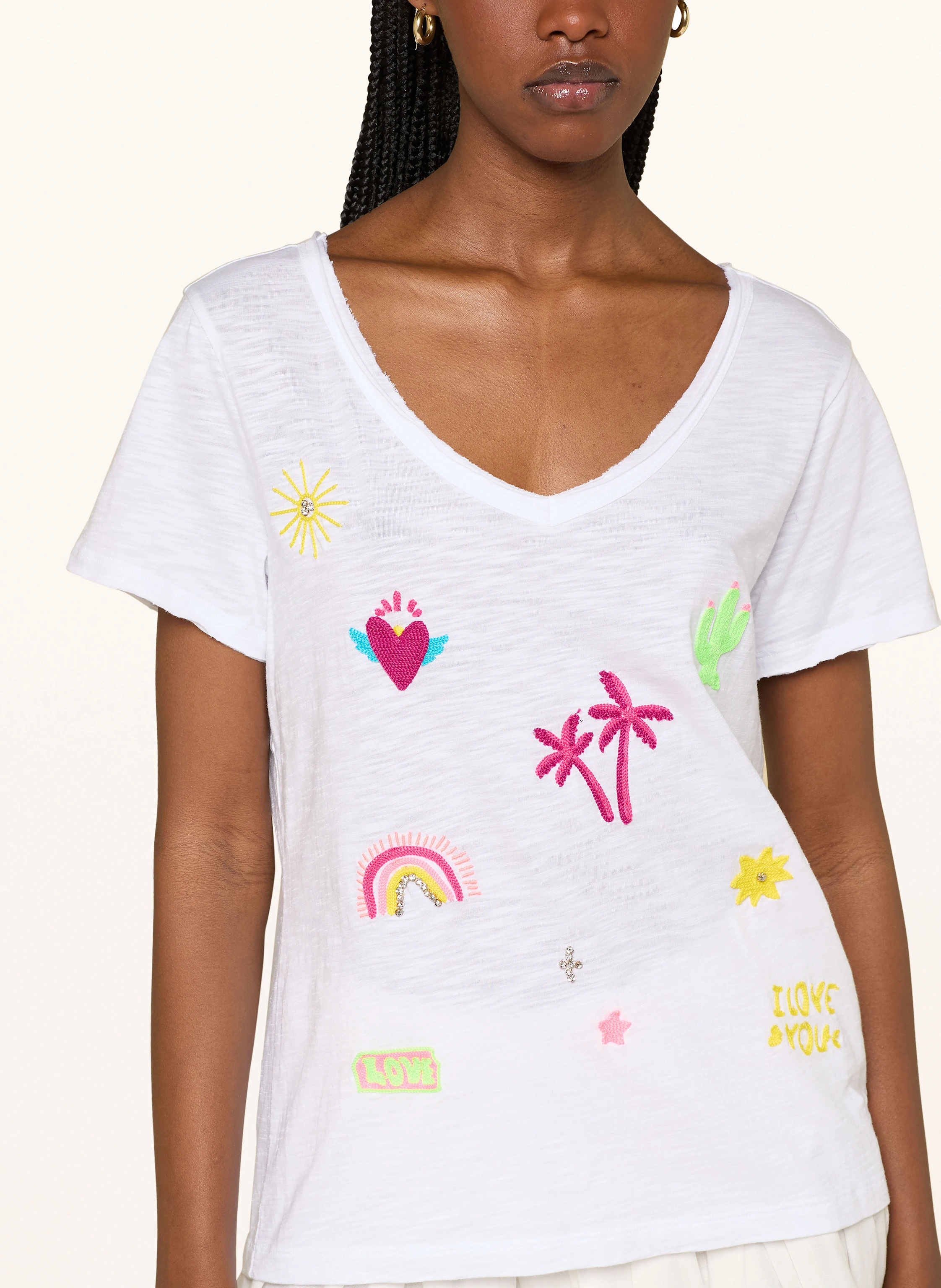 Grace T-Shirt mit Schmucksteinen