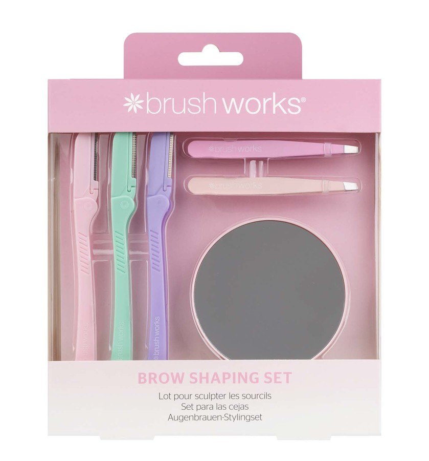 Brushworks Brow Shaping Set 6pcs