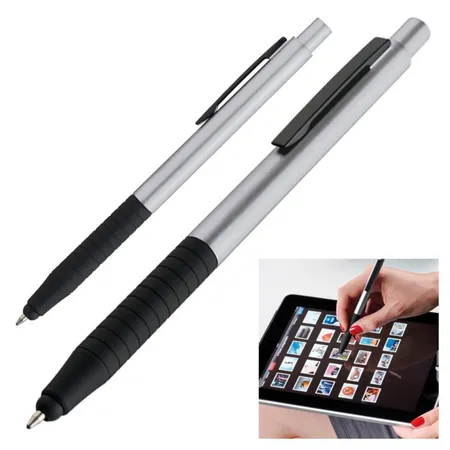 Easy Gifts 10 Touchpen Kugelschreiber / Farbe: silber