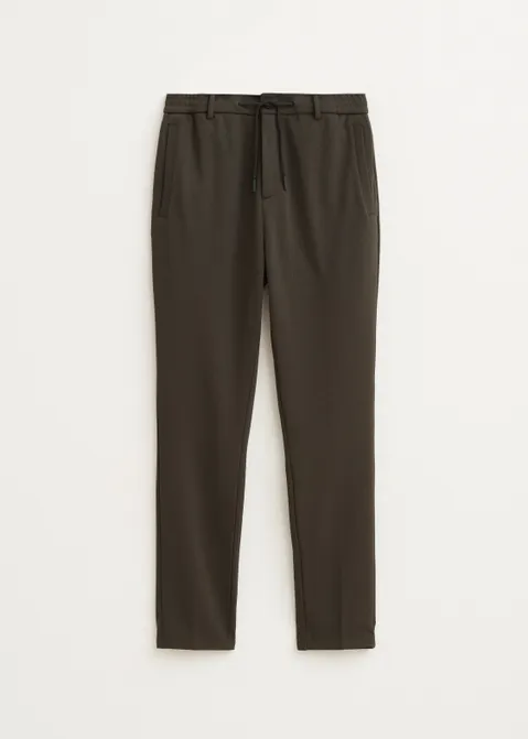 Pique chino slim fit groen (GRN.D)