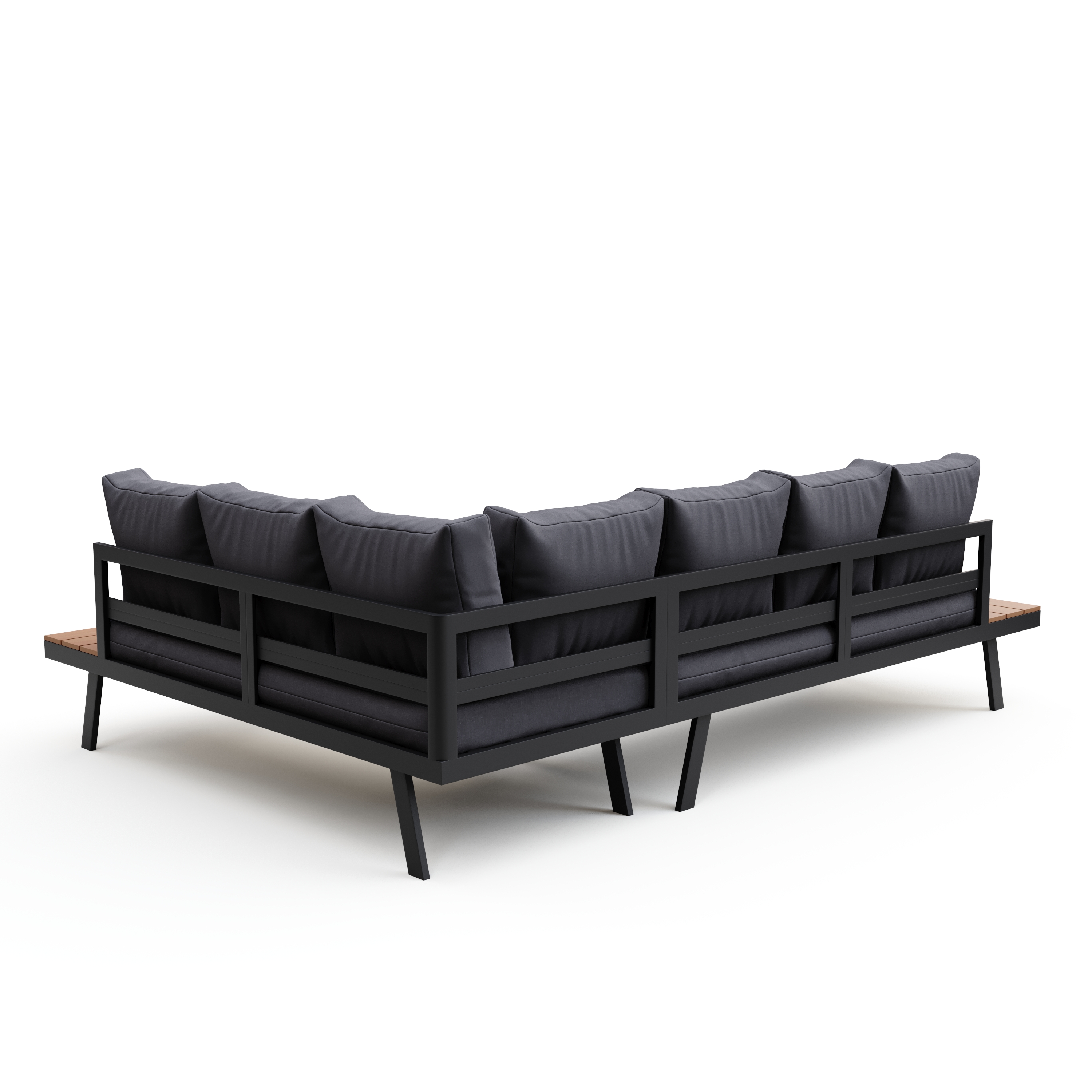 Lounge PHILOMEA anthrazit/schwarz