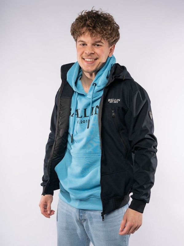 Ballin - 2525 Jacket - Navy Blue - Soft Shell Jack