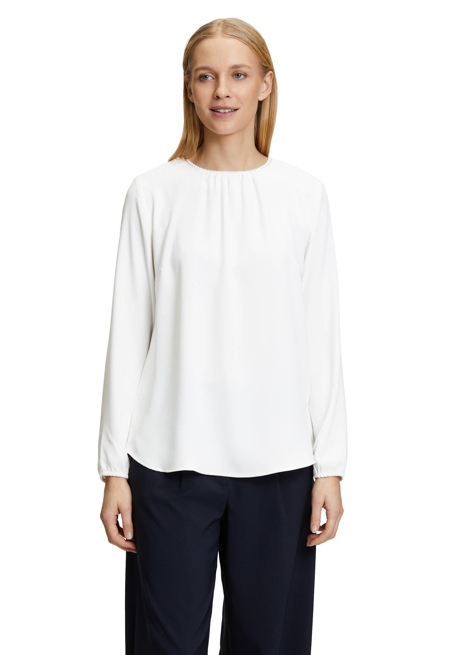 Betty Barclay| Damen Schlupfbluse mit Rundhalsausschnitt