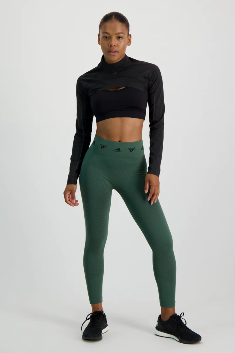 adidas Performance HIIT 45 Seconds Super Crop Damen Longsleeve