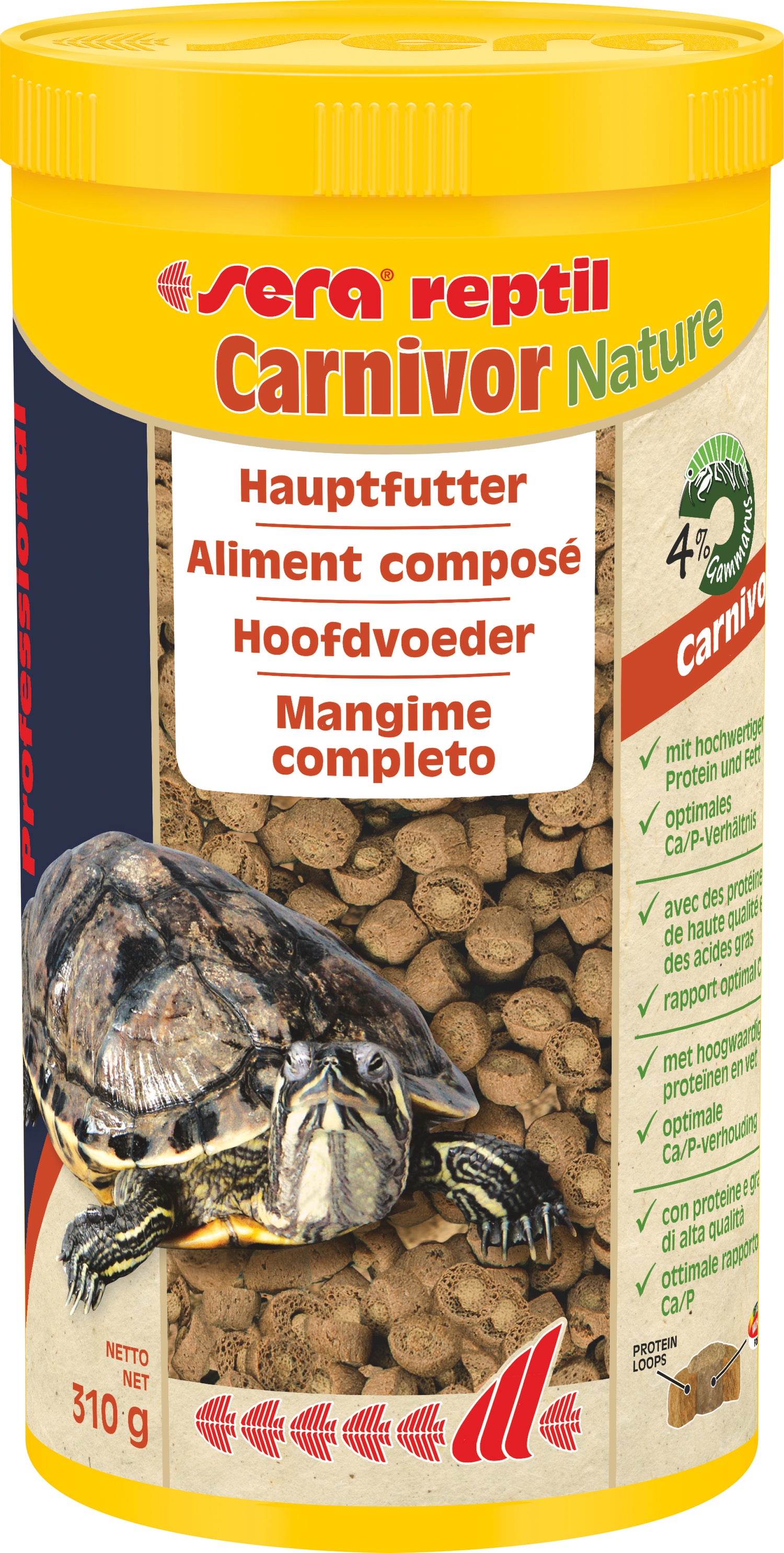 Sera schildpadvoer Carnivor Nature 1000 ml