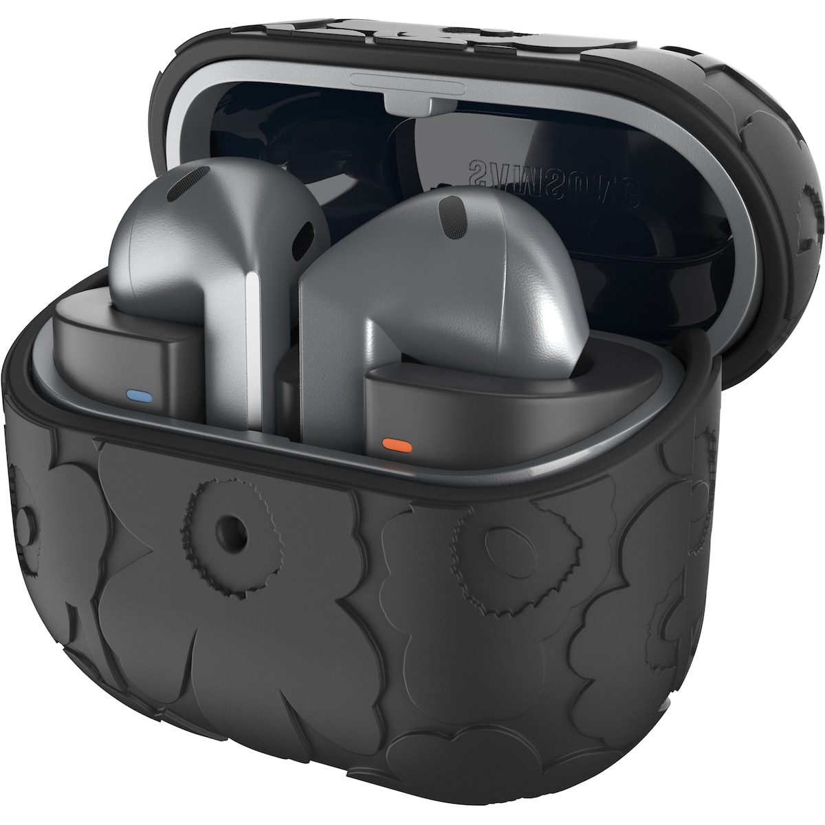 Samsung Galaxy Buds3/Pro Marimekko deksel (sort/sort)
