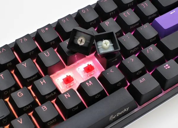 Ducky One 2 Mini RGB, Mini, Ledningsført, USB, Mekanisk, RGB LED, Sort