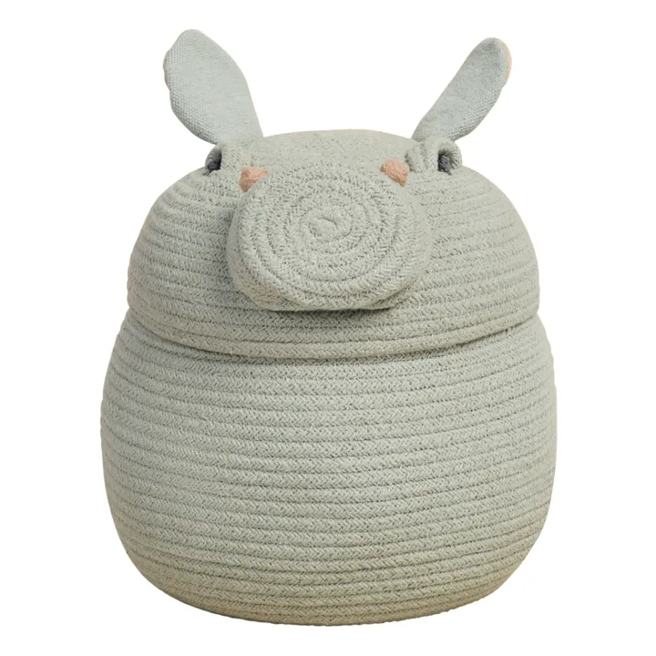 Lorena Canals Panière Henry the hippo | Sauge