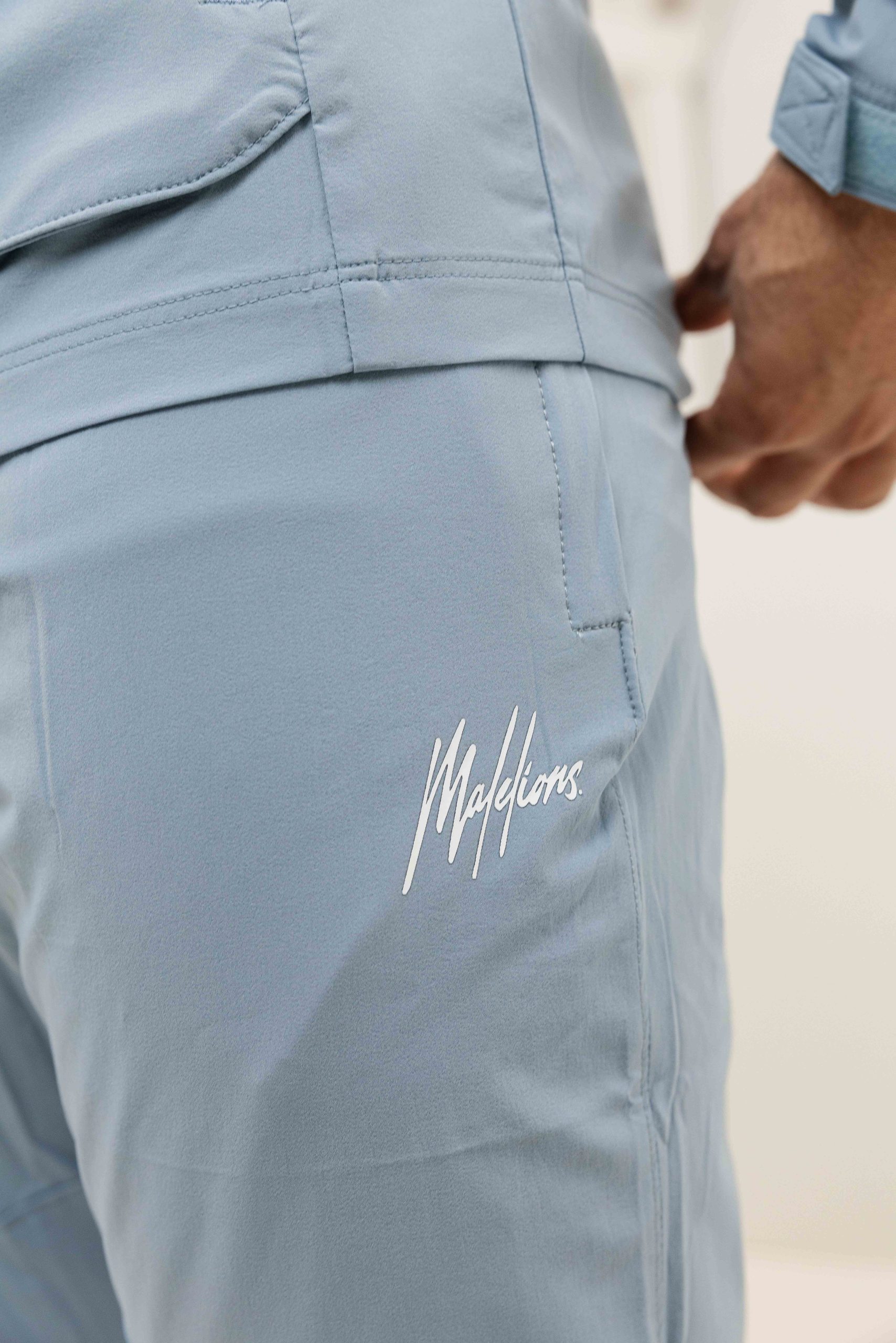 Malelions Sport Running Trainingspak Heren Lichtblauw