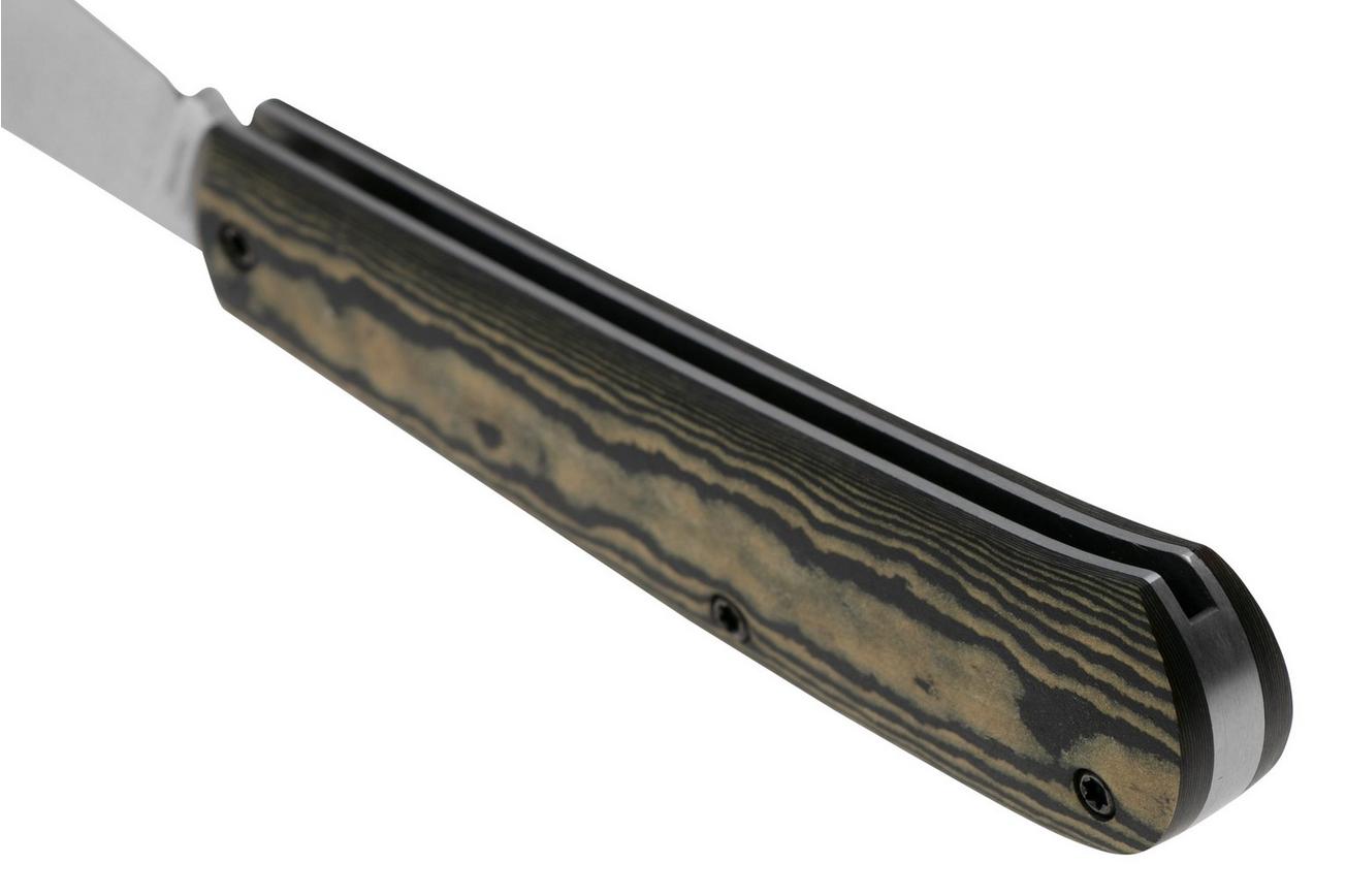 White River Knives Trailhead Trapper THT-RMB S35VN, Maple and Black Richlite, zakmes