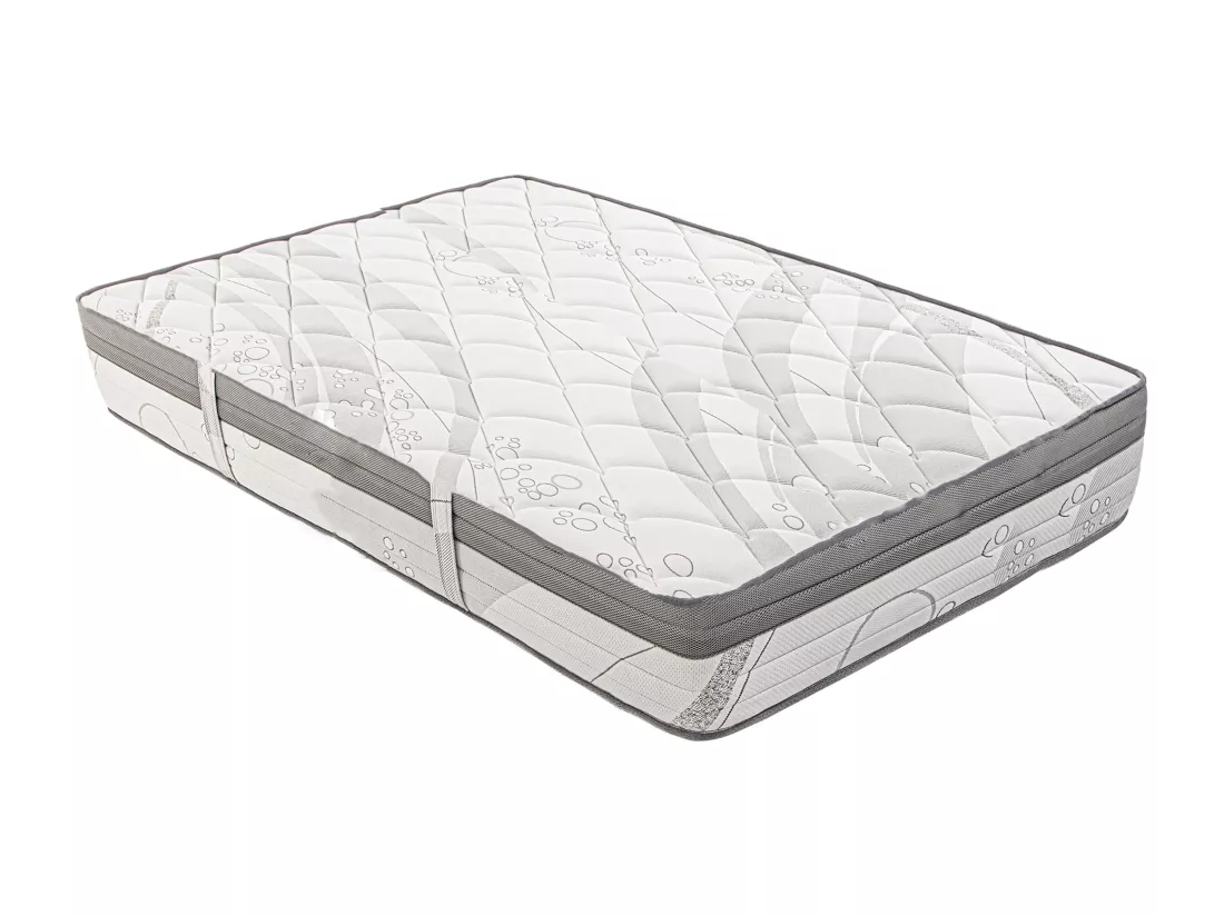 Matelas ADA, réversible 180x200 cm, en mousse mémoire de forme, ferme, indépendance du couchage, avec face été/hiver, épaisseur 26cm