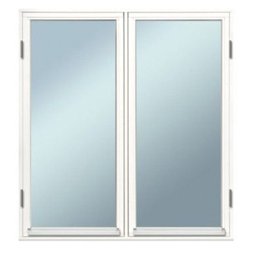 VINDU SOLID ELEMENTS SIDEHENGT 12X13 2-LUFT HVITMALT 2-GLASS