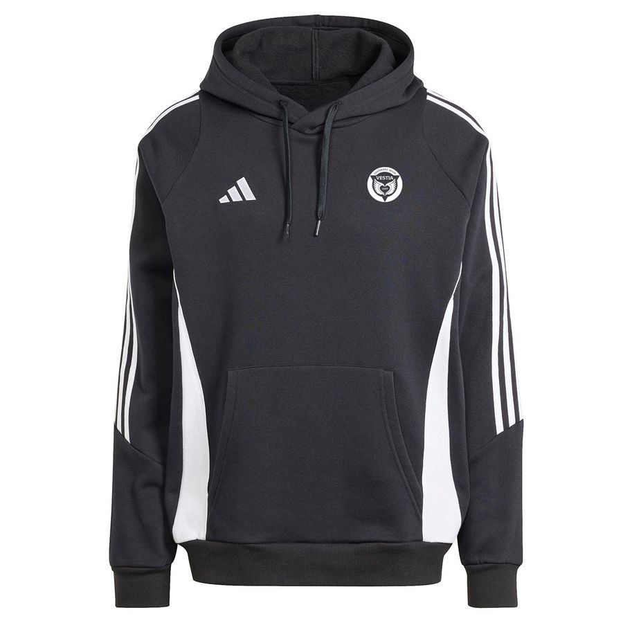 BK Vestia Sweat à Capuche - Noir/Blanc Enfant