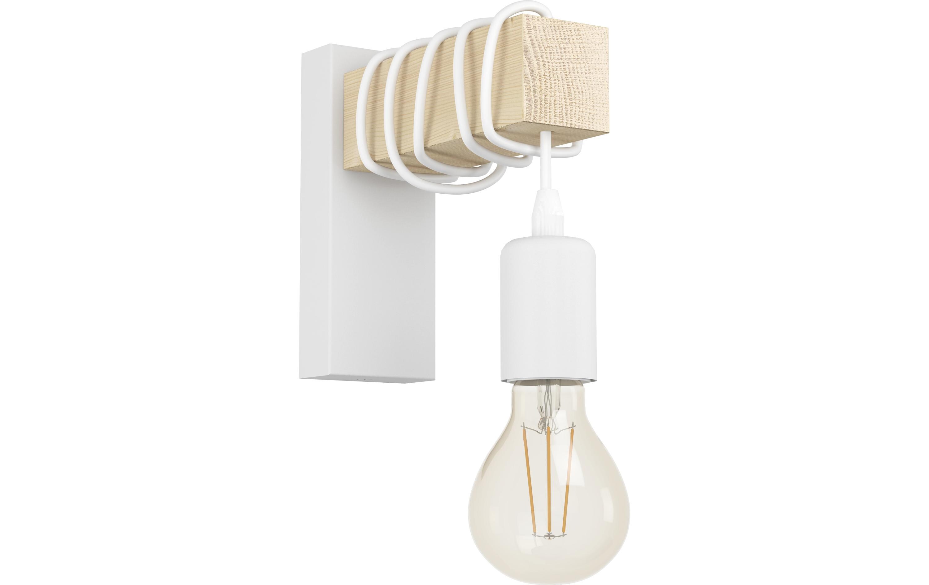 Wandleuchte TOWNSHEND weiss exkl. E27 1x10WWandlampe