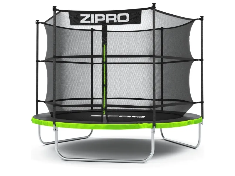 Zipro Trampolin med net og stige Ø252cm   pose til sko