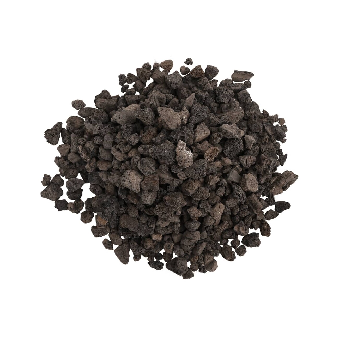 VidaXL Vulkangestein Schwarz 1-2 cm 10 kg