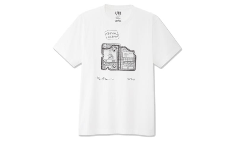 Uniqlo Daniel Arsham Crystal Pokedex Tee White