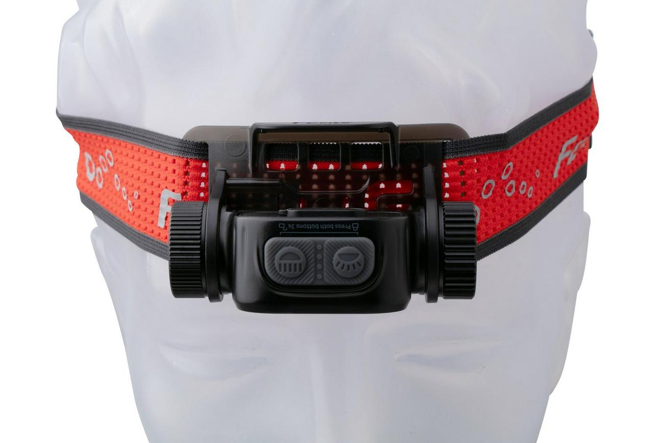 Fenix HM65R-T V2.0 Black, oplaadbare hoofdlamp, 1600 lumen