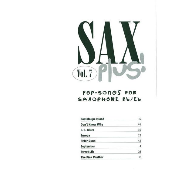 Edition Dux Sax Plus Vol.7 Bb/Eb