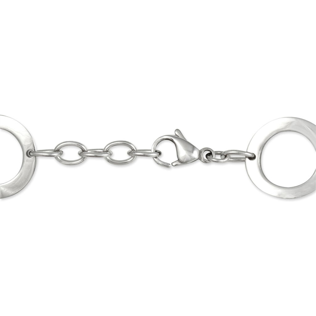 Bracelet Rimel Acier Blanc Céramique