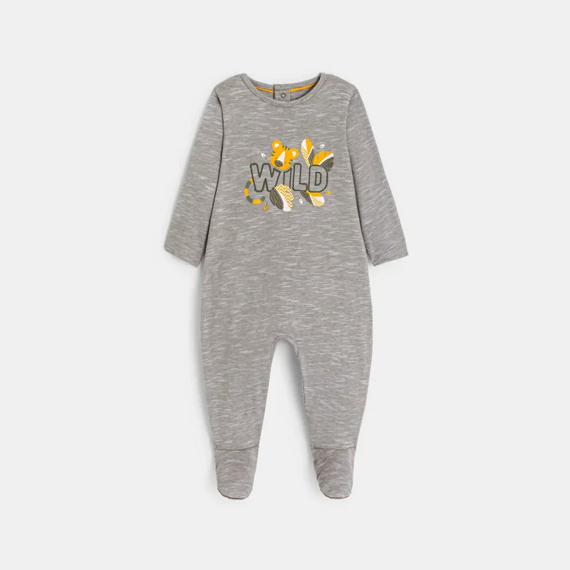 Dors-bien micro-rayures tigre vert bébé garçon Vert