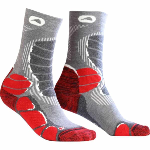 Chaussette randonnée MONNET SOCQUETTE MID TREK LIGHT ROUGE