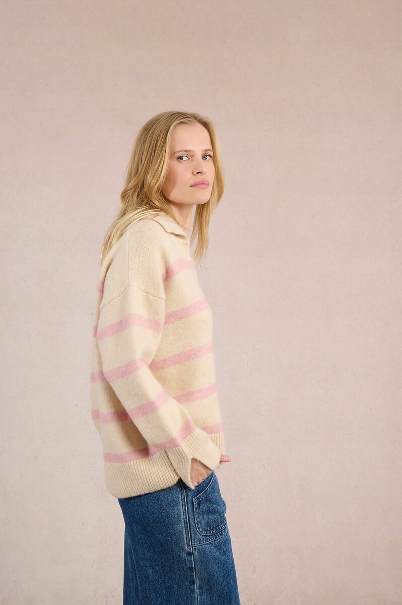 MOLLY BRACKEN<br>Camisa polo listrada