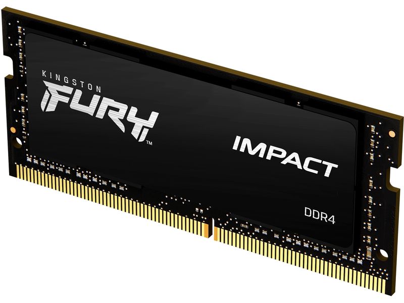 Kingston SO-DDR4-RAM FURY Impact 3200 MHz 1x 32 GB High-Performance Arbeitsspeicher mit Plug N Play Kompatibilität