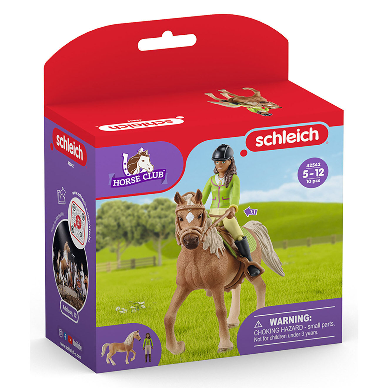 Schleich Cavalière Sarah et Mystery multicolore