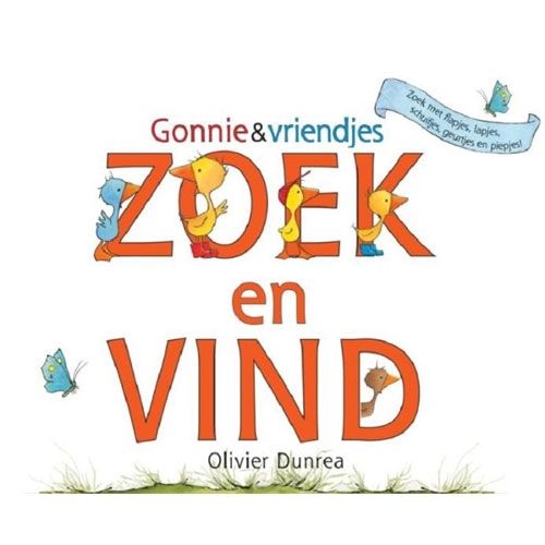 Uitgeverij gottmer gonnie & vriendjes zoek en vind - met schuifjes en flapjes