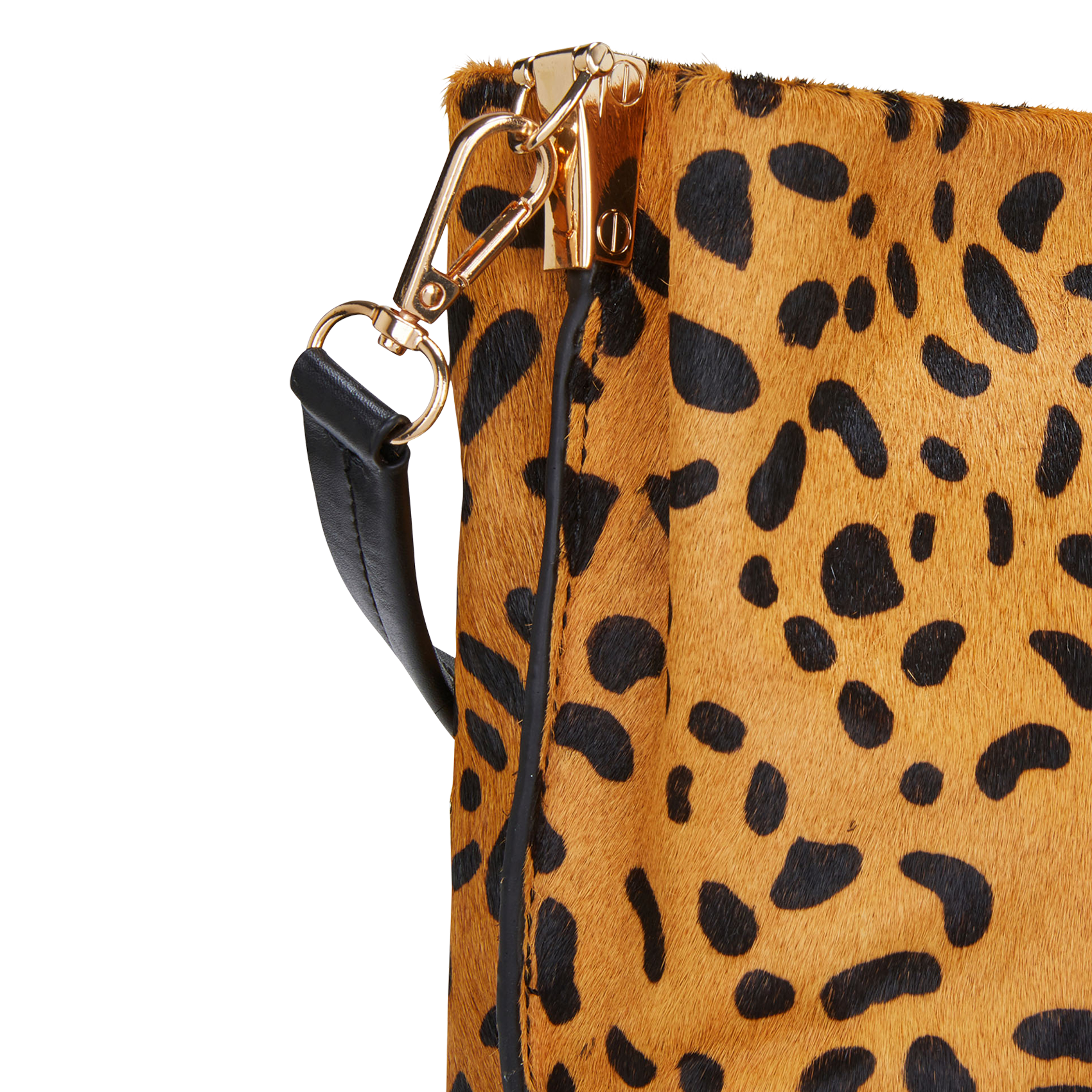 AUREL - Sac seau en cuir poulain imprimé | Multicolore
