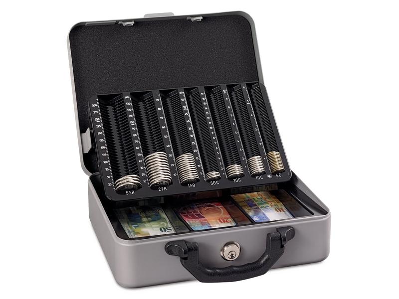 Robert Rieffel Geldkassette Moneta-Deluxe-Ch 30 x 24.2 x 10 Geldkasten mit Schlüssel