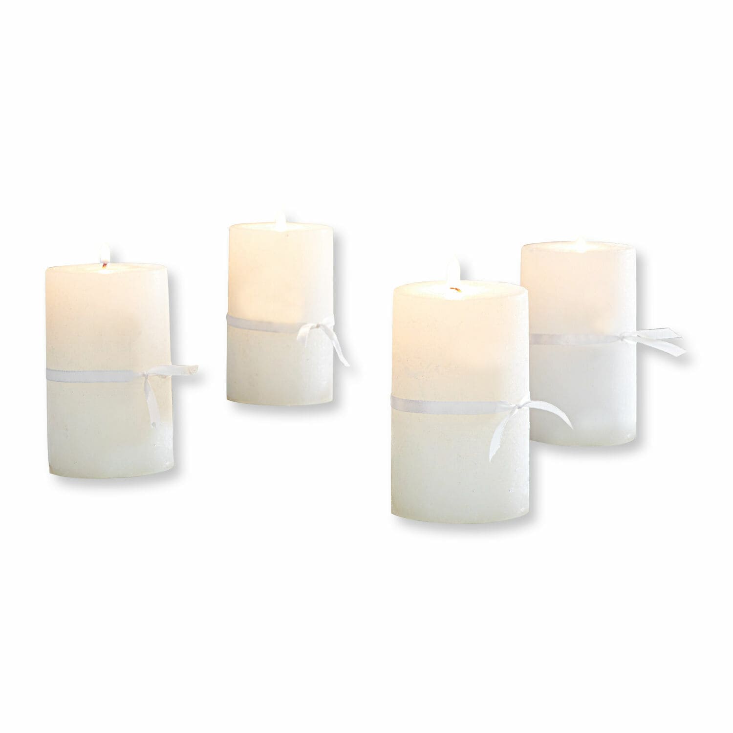 Kerze 4er Set Braga creme