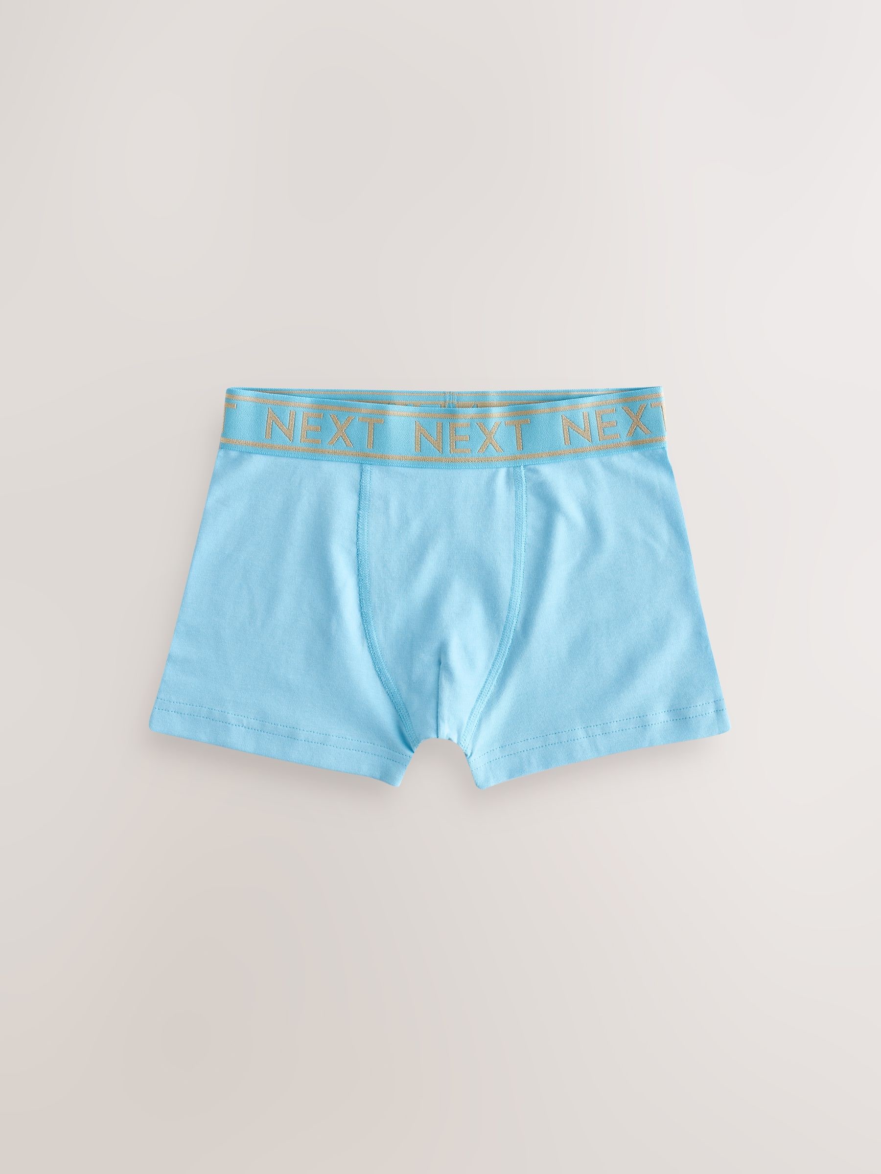Blauw met goudkleurige tailleband - Verpakking van 7 trunks (2-16jr)